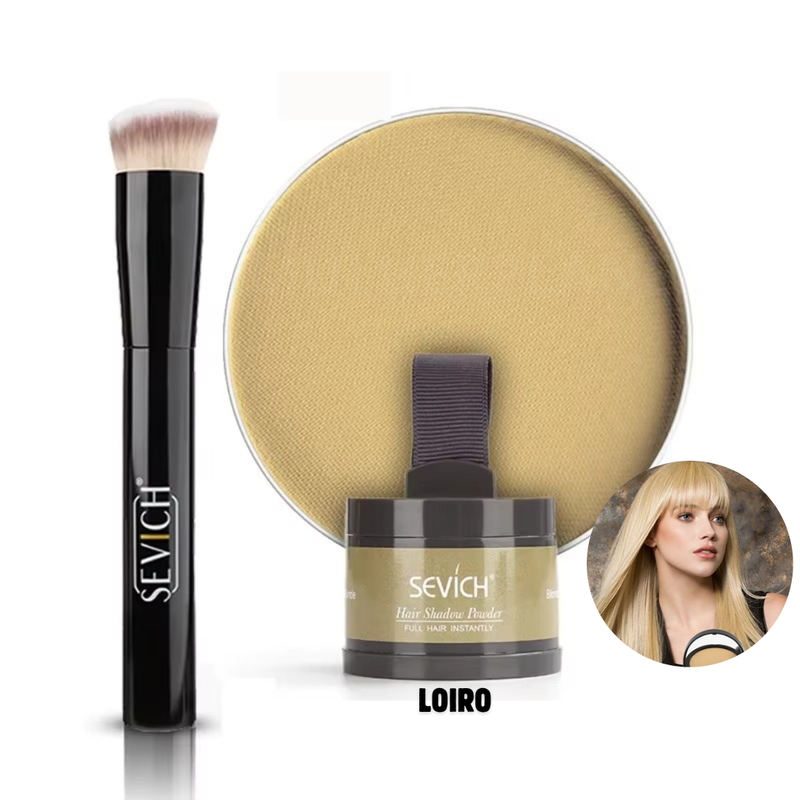 Hair Shadow Powder - Cubra Falhas e Raizes Crescidas + Pincel de retoque rápido