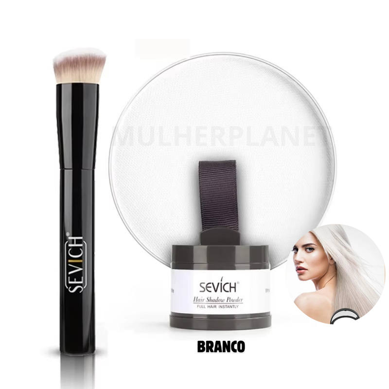 Hair Shadow Powder - Cubra Falhas e Raizes Crescidas + Pincel de retoque rápido