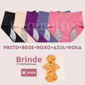 Calcinha Absorvente ABIS Proteção 24h + Brinde!