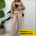 Calça Pantalona Feminina ZARA com Cinto - Lançamento Verão/Inverno