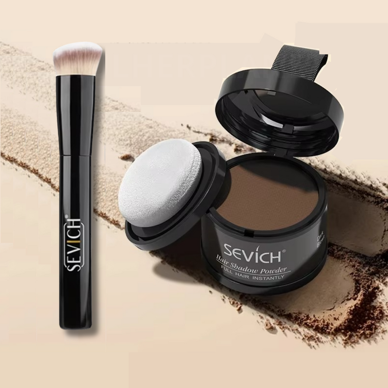 Hair Shadow Powder - Cubra Falhas e Raizes Crescidas + Pincel de retoque rápido