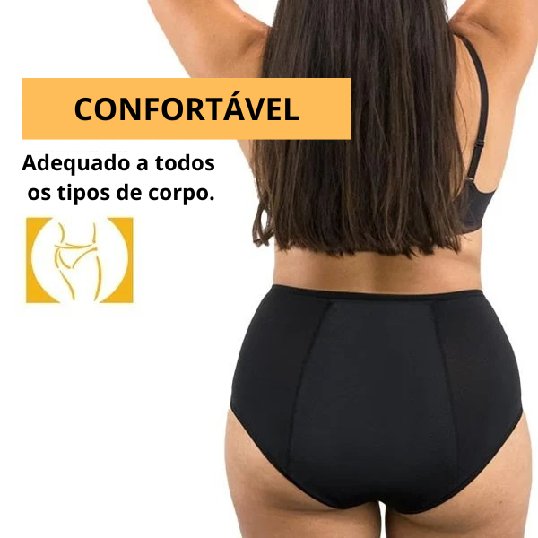 Calcinha Absorvente ABIS Proteção 24h + Brinde!